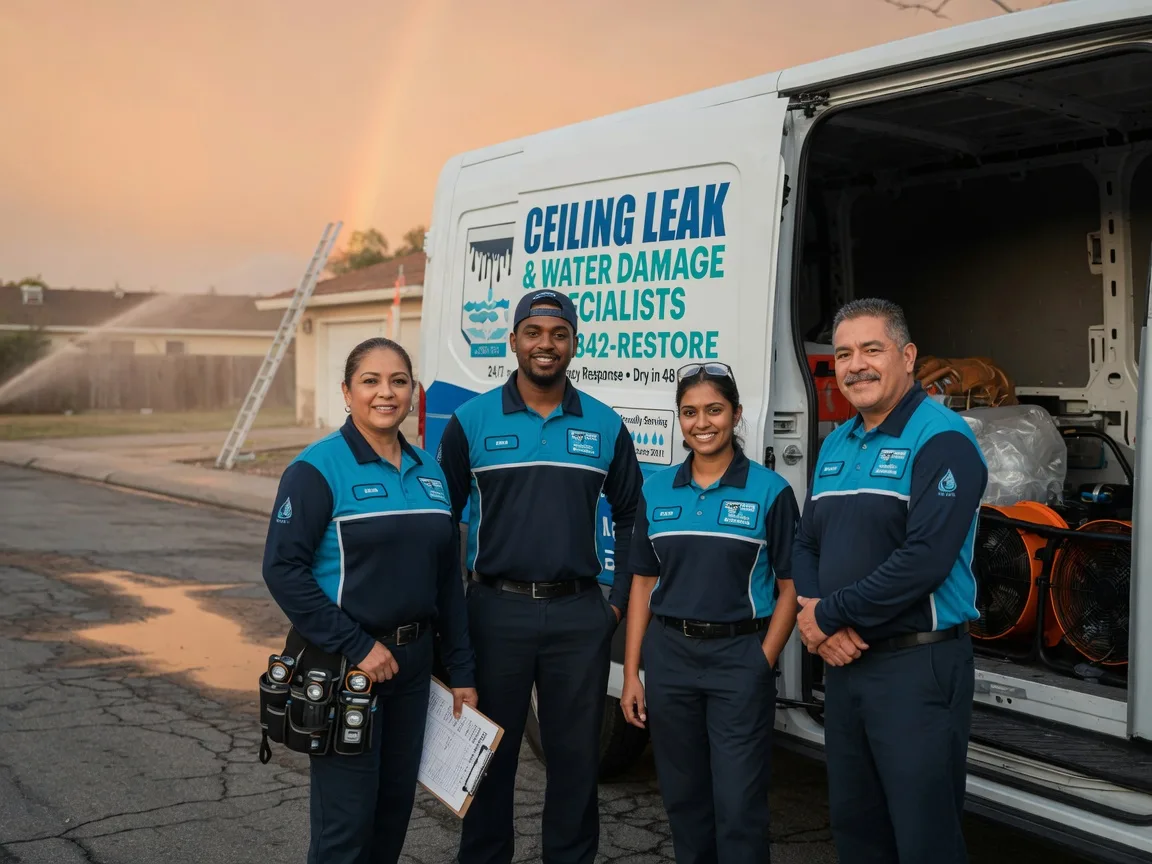 Ceiling Leak Cleanup company in Sandy Lake, PA