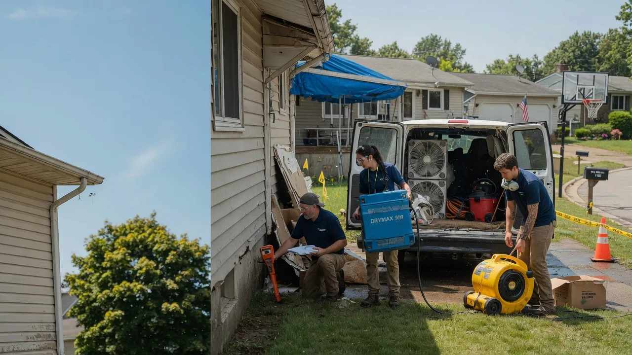 Ceiling Leak Cleanup in Sandy Lake, PA near me