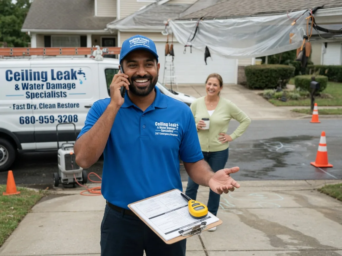 Ceiling Leak Cleanup Sandy Lake, PA FAQs
